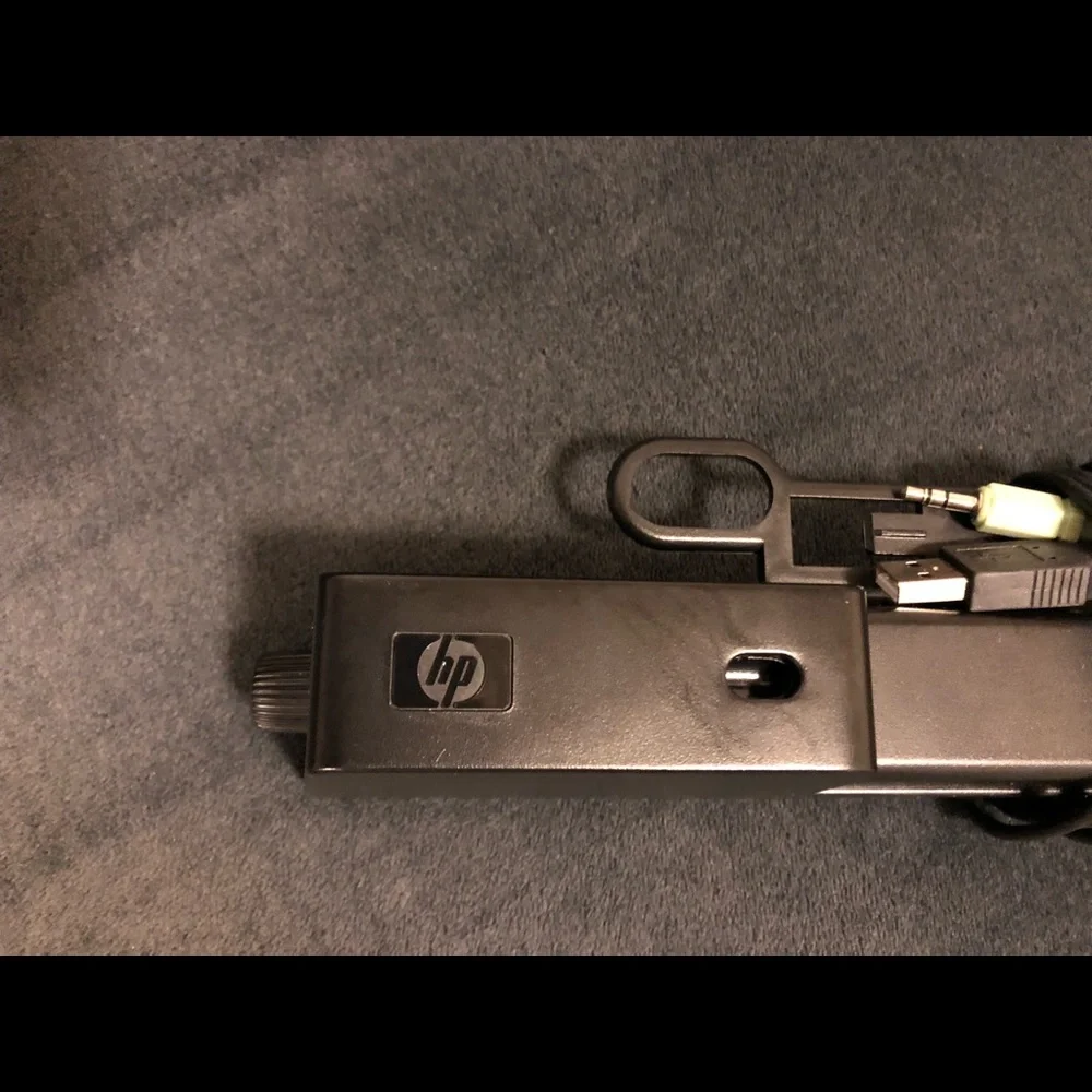 HP LCD Speaker Sound Bar Wired USB Powered OP-090003 531565-001 532112-001